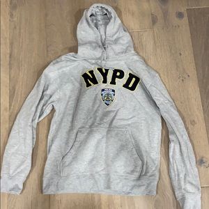 NYPD grey hoodie size M